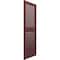 Ekena Millwork Lifetime Vinyl, TailorMade Cathedral Top Center Mullion, Open Louver, Shutter Loks, LL1C12X06100BD, PR LL1C12X06100BD - alternate 4